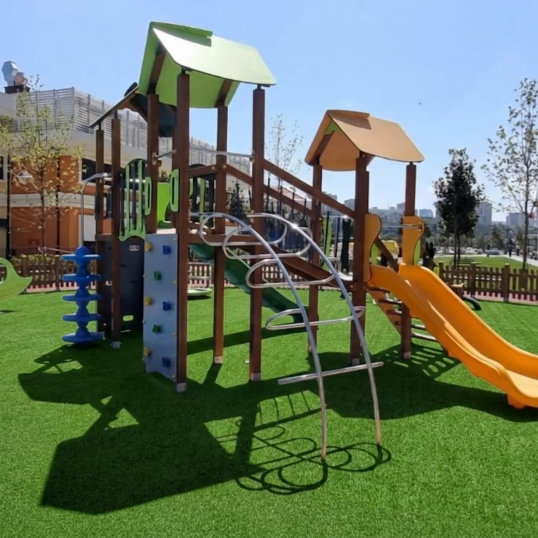 7mm Düz Yeşil Çim Halı